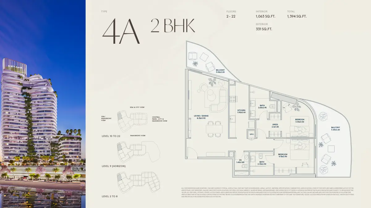 2 BR - Type B